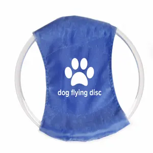 Оптовая продажа, уличный светодиодный свет, неразрушаемый, для дрессировки собак, светящийся летающий диск, интерактивные игрушки для собак
