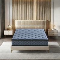 Pas de prix élevé Matelas hybride en mousse à mémoire de forme de toutes tailles avec ressort ensaché Emballage en mousse à gel à mémoire de forme avec logo à vendre