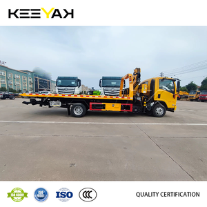 Grúa de Remolque de 4 Toneladas 4x2 con Motor Diésel Isuzu, Camión Portacoches con Grúa de 2 Toneladas y 3.2 Toneladas para Rescate en Carretera - Product Image 3