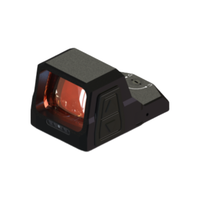 Lunette de chasse tactique réglable en aluminium de haut niveau, étanche IP67, multi-couches, antichoc, avec réticule rouge/vert, point rouge 1X