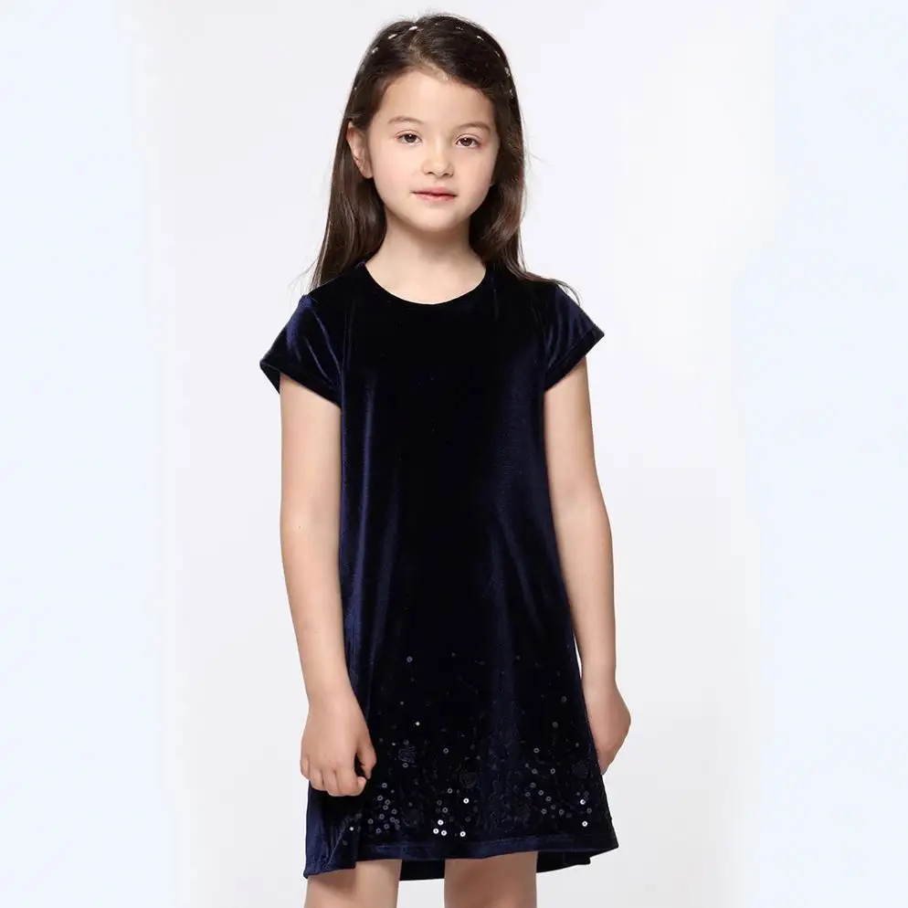 Kids Clothing Wholesale Korean Summer Cute Baby 2023 Custom Girl Casual Dresses 3 To 12 Years