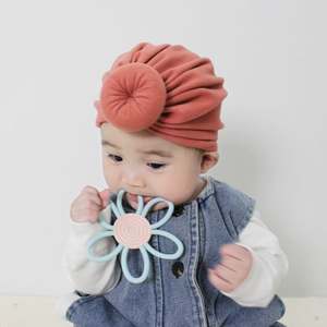 Original Ins bebé flor silicona <span class=keywords><strong>mordedores</strong></span> juguete dibujos animados grado alimenticio goma molienda palo calmante masticar juguete para bebés - Product Image 2