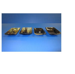 Plateau en corne de buffle unique avec plateau en corne d'exportateur d'artisanat avec utilisation à la main polie naturelle pour la conception à vendre - Product Image 4