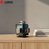 Niveau laser automatique auto-nivelant LUBIAO 4D avec 12/16 lignes à faisceau vert pour outils de mesure de précision avec télécommande