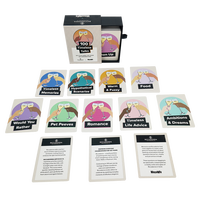 Jeu de cartes personnalisé « 100 conversations intemporelles » : Cartes de conversation complètes pour couples et soirées
