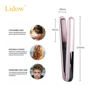 LIDOW Máy Ép Tóc Không Dây Máy Ép Tóc Phẳng Để Duỗi Và Uốn Máy Ép Tóc Du Lịch Không Dây Với Ống Bọc Silicon - Product Image 3