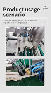 Máquina Automática para Plegar y Encolar Cajas Pequeñas 3ACQ-580E, Plegadora y Encoladora de Cajas de Cartón - Product Image 3