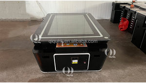 QIQU Reliable 6 Player 55 Inch Fish <b>Table</b> Skill Machine Arcade Fishing <b>Game</b> Cabinet For Adult Entertainment Center Maquina - Product Image 3