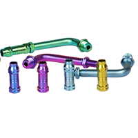 Venta Directa de Fábrica, TKS M10 CNC, Cabeza Plana de 90 Grados, Titanio GR5 Anodizado con Acabado PVD, Ajustador de Cable de Embrague, Freno y Acelerador