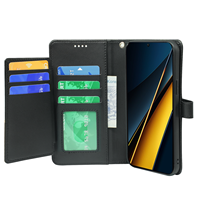 Étui magnétique à rabat pour Xiaomi 17T 15T Pro 15S Pro 17 15 Ultra 17 15 Pro 17 Pro Max Civi 3 2 avec porte-cartes et béquille