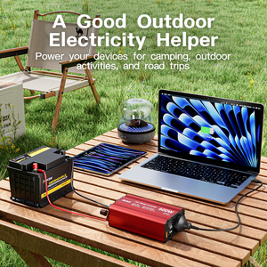 Universal 600W Modified Sine Wave <strong>DC</strong>/AC Inverter Single Phase Mini Car &amp; Home Power Converter <strong>12V</strong> 110V/220V <strong>Output</strong> US/UK/Europe - Product Image 6