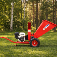 Broyeur de bois portable pour le traitement des branches d'arbres, le nettoyage des vergers et l'entretien paysager