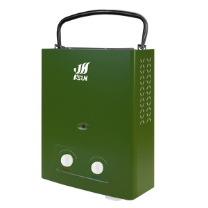 Chauffe-eau portable pour camping-car/voiture et usage extérieur, type à évacuation naturelle, 5L, gaz avec échangeur de chaleur en cuivre - Product Image 2