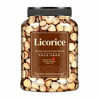 Comprimés d'extrait de réglisse du Gansu avec acide glycyrrhizique, liquiritine et liquiritigénine, qualité alimentaire, emballage en bouteille