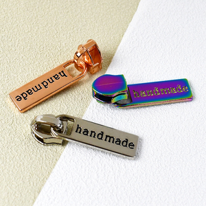 Deepeel zt206 5 # DIY may túi dây kéo phụ kiện phần cứng hành lý Áo khoác nylon <span class=keywords><strong>zip</strong></span> kéo có thể thay thế hợp kim dây kéo thanh trượt - Product Image 6