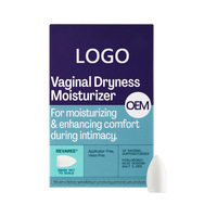 Suppositoires hydratants vaginaux pour femmes, acide hyaluronique, soins intimes, OEM, marque privée