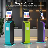 Terminal de paiement de factures, Kiosque intelligent de change de devises et de billets, Distributeur automatique de billets (ATM) pour dépôts et retrait, Kiosques de paiement en libre-service