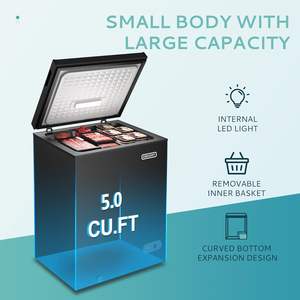 Euhomy 7 cu. ft מקפיא חזה במקפיא חזה עם סל נשלף - Product Image 3