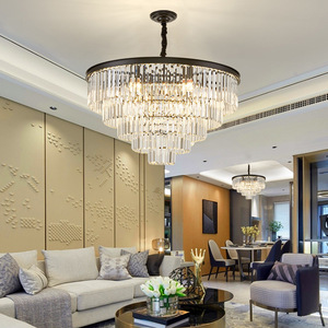 <span class=keywords><strong>Lustre</strong></span> en cristal de luxe haut de gamme Design de branche nordique moderne Base E12 Taille moyenne minimaliste Hauteur réglable pour vivre - Product Image 4