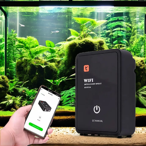 מכשיר אדים חכם מרובע עם שליטה דרך WiFi, מפזר ערפל מודרני יוקרתי וידידותי לסביבה לזוחלים, טרריום, צבי ים, מיכל יער גשם. - Product Image 3