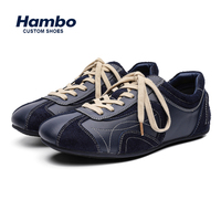 Sneakers rétro unisexes GAT, inspirées des courses, à semelle plate, décontractées, légères, vintage, à lacets, pour hommes et femmes