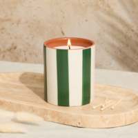 Vela Aromática AIKUN Hecha a Mano en Jarra de Cerámica Moderna, Cera de Soja, para Días Festivos, Diwali, Romántica, para Dormitorio, Sala de Estar