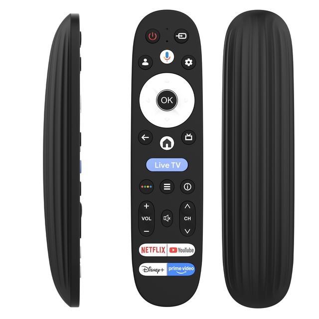 Js3002a Universal Tv Remote Home Smart AMERICAN 164mm 26Buttons IR/ BT Voice Remote Control Codes for Tv