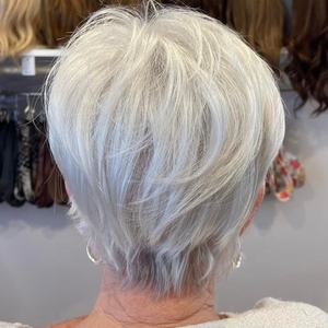 Kül sarı saç adet yüksek kalite avrupa İnsan saç <span class=keywords><strong>toppers</strong></span> inceltme saç - Product Image 5