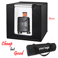 Yiiscaxia — boîte lumineuse professionnelle 80cm, Logo personnalisé, LED, grande taille, pour Studio Photo, Kits d'éclairage en tissu souple