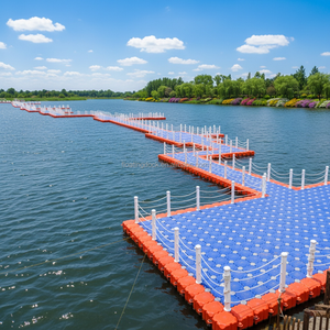 Promotion : Quai flottant modulaire en plastique HDPE pour aménagement aquatique, passerelle flottante, ponton d'accostage pour jet ski et <span class=keywords><strong>marina</strong></span> - Product Image 5