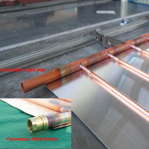 Le plus récent système de <span class=keywords><strong>chauffage</strong></span> <span class=keywords><strong>central</strong></span> <span class=keywords><strong>solaire</strong></span> à panneaux plats avec revêtements absorbants noirs certifiés Solar Keymark et tubes en cuivre - Product Image 3