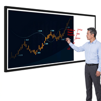 Tableau blanc interactif intelligent EIBOARD 94 pouces, écran tactile LED 4K, diffusion sans fil, réunion, OEM