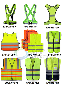 Bestseller Warn schutz nach Maß EN20471 Standard Mesh Stoff Reiß verschluss Stil reflektierende Arbeits sicherheits weste - Product Image 5