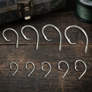 [Yooseung Industrial] Hameçon circulaire robuste forgé pour thon, modèle à barbelures décalées pour la pêche en eau salée au gros gibier - Product Image 3