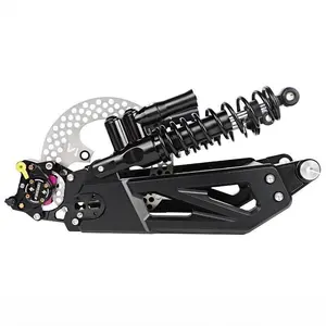 Регулируемая плоская вилка № Комплект усиленных задних амортизаторов для мотоциклов серии 9 <span class=keywords><strong>M</strong></span>/N/E, 90% соответствующий национальному стандарту, универсальный, утолщенный - Product Image 1