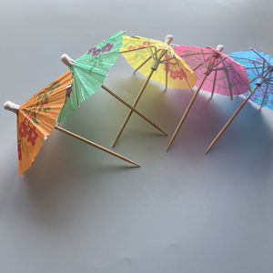 Nouveau Parapluie Bâtons de Drapeau Personnalisé Offre Spéciale Eco Directe D'usine <span class=keywords><strong>Cocktail</strong></span> Parapluie Cure-Dents Pour boissons - Product Image 4