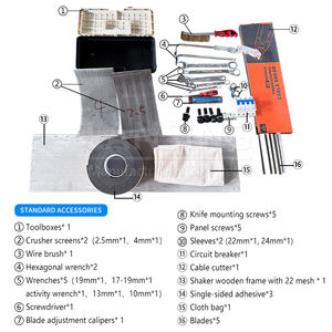 Petit granulateur de câbles de ferraille de 30 à 40 kg/h broyeur de fils broyeur mini machine de recyclage de câbles en aluminium de granulés de câbles en cuivre - Product Image 4