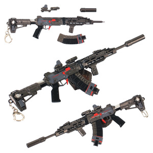 พวงกุญแจปืนไรเฟิลจิ๋วแบบถอดประกอบได้ ขายดี ของเล่นปืนหนัก พวงกุญแจโลหะผสม รุ่นจำลอง ของตกแต่ง - Product Image 1