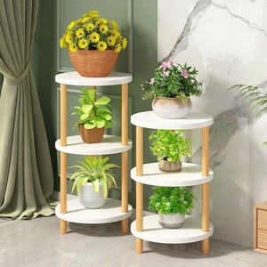Brocel verde colgante orquídea madera maciza maceta soporte interior balcón Bahía ventana carnosa flor bonsái soporte elegante sala de estar - Product Image 4