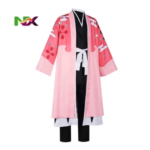 Capa de Disfraz de Cosplay del <span class=keywords><strong>Capitán</strong></span> Shunsui Kyoraku de la Guerra de Sangre de Mil Años, Blanqueada - Product Image 2