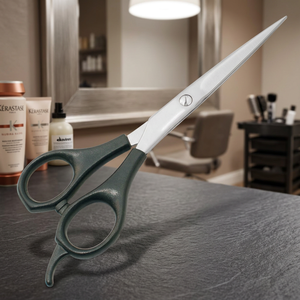 Black Handle Plastic <b>Scissors</b> Stainless Steel Blade Wholesale Price Customized Barber <b>Scissors</b> - Product Image 3