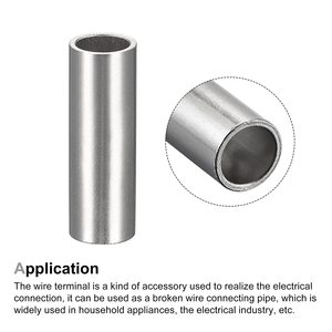 BN8 Đầu Nối Đầu Nối Uốn Mép Không Cách Điện 8 AWG Để Nối Dây Điện - Product Image 5