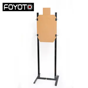 FOYOTO Outdoor Training Extension Adjustable Metal Shooting Target Stand Steel Stand Base