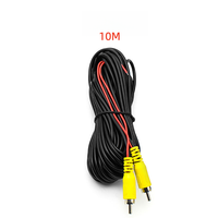 Câble AV RCA 6M 10M 15M 20M pour caméra de recul avec fil de déclenchement vidéo pour moniteur de stationnement de voiture