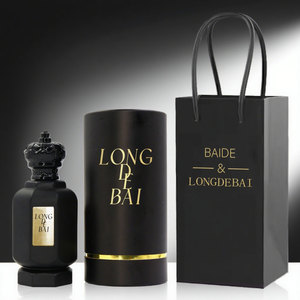 Factory Luxury Custom Clear Pump Crimp Empty Clear 30ml 50ml 100ml Perfume <b>Bottle</b> Glass With Packaging <b>Box</b> - Product Image 2