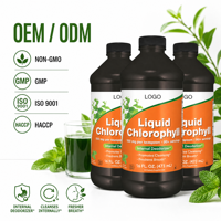 Complément alimentaire de bien-être en vrac pour adultes, concentré de chlorophylle à la menthe légère, marque privée OEM