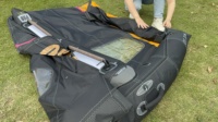 Planche à voile gonflable professionnelle pour sports nautiques, 4-5 mètres carrés, pour le surf, le windsurf, le foil et le ski nautique