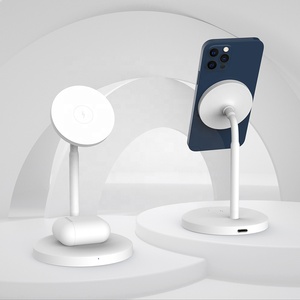 Novedades <span class=keywords><strong>2023</strong></span>, Cargador Inalámbrico 2 en 1 de 15 W, Tipo C, Soporte de Carga Portátil para Teléfono, para iPhone, para <span class=keywords><strong>Airpods</strong></span> - Product Image 1