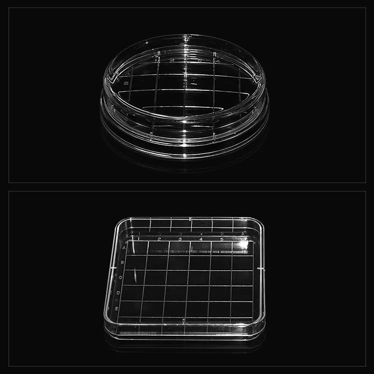 薬用プラスチックシャーレ30mm 55mm 60mm 90mm 100mm滅菌使い捨てラボ