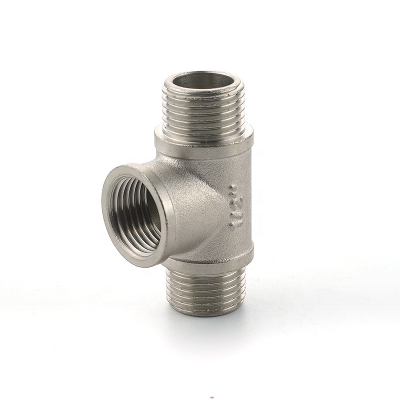 Newest sale male threaded brass joint tee tap water pipe fittings T joint fittings